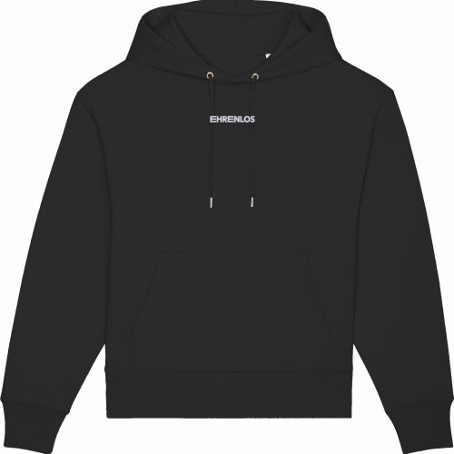 ehrenlos classic hoodie | weißer stick front