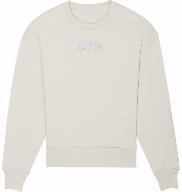 ehrenlos.life x kid laser sweater | stick front white