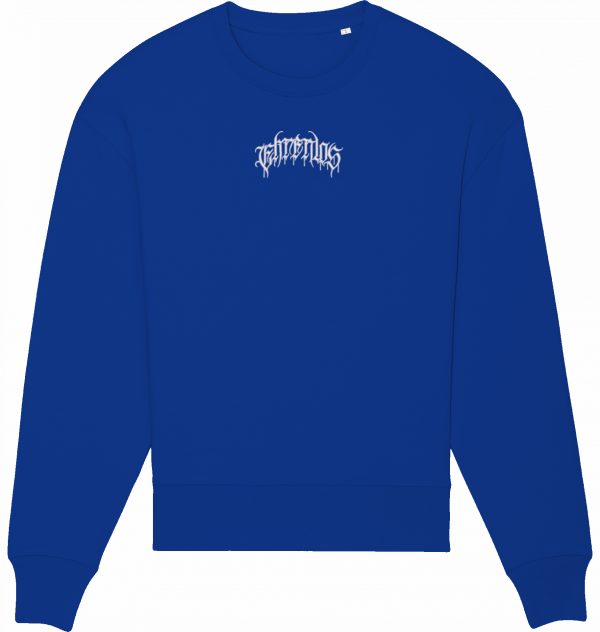 ehrenlos.life x kid laser sweater | stick front white