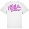 ehrenlos shirt | horse power purple front & back