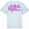 ehrenlos shirt | horse power purple front & back