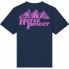 ehrenlos shirt | horse power purple front & back