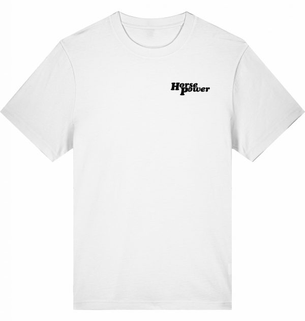 ehrenlos shirt | horse power black front & back