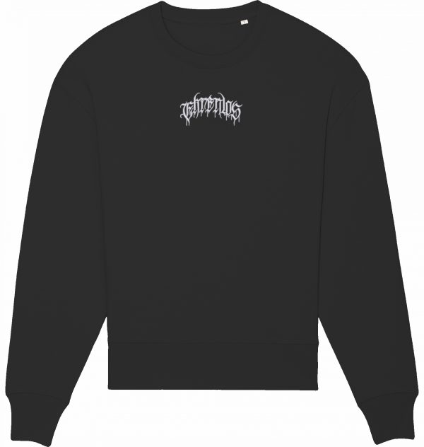 ehrenlos.life x kid laser sweater | stick front white