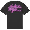ehrenlos shirt | horse power purple front & back
